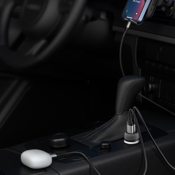 Celly CAR CHARGER USB-C USB-A 35W
